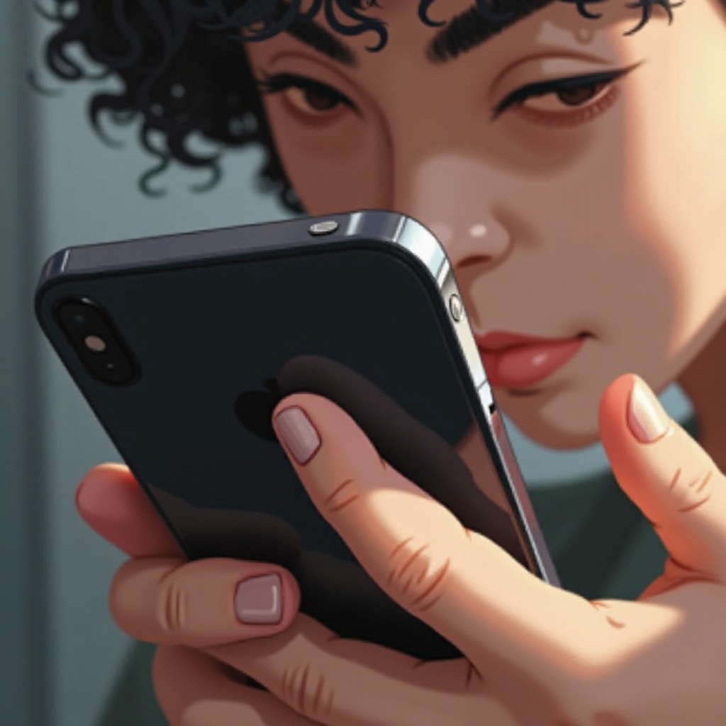 a tela da câmera do iPhone está preta, mas ainda tira fotos