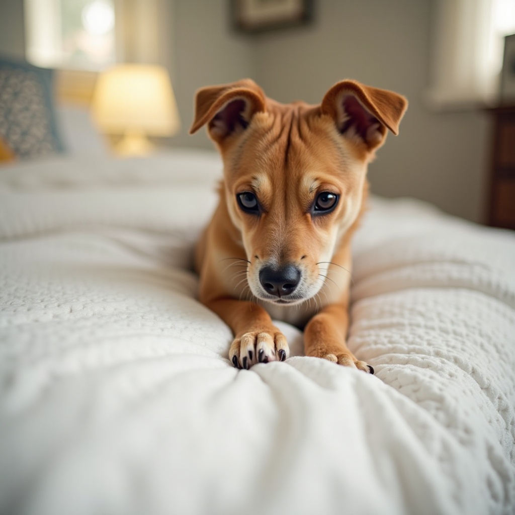 why does my dog dig on my bed