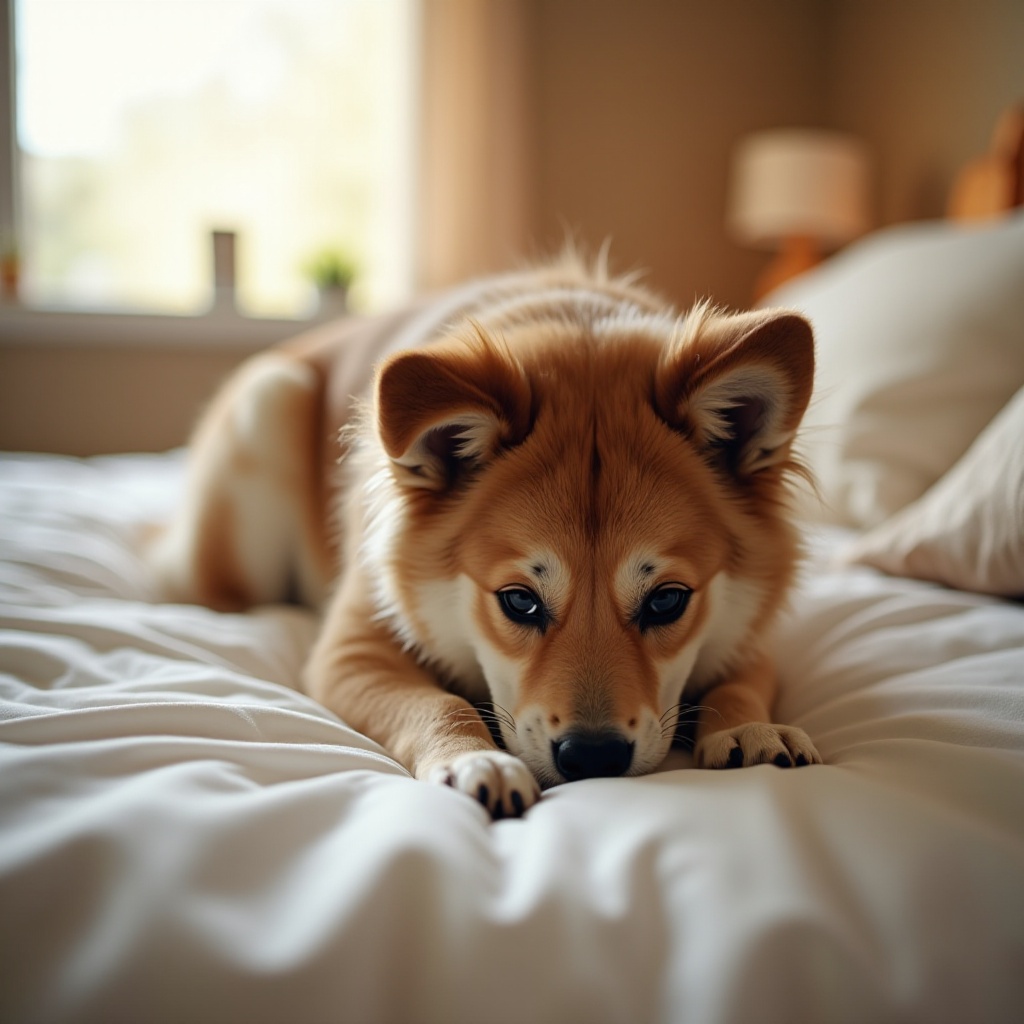 warum gräbt mein Hund in meinem Bett