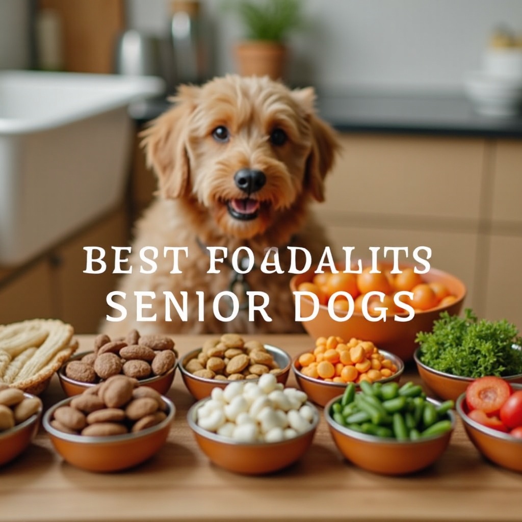meilleures nourritures pour chiens âgés