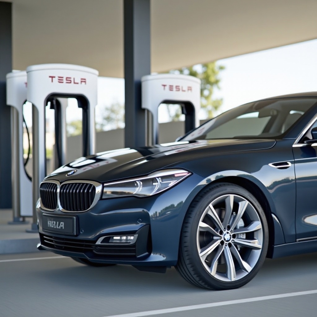 Voiko BMW käyttää Tesla Supercharger -laturia