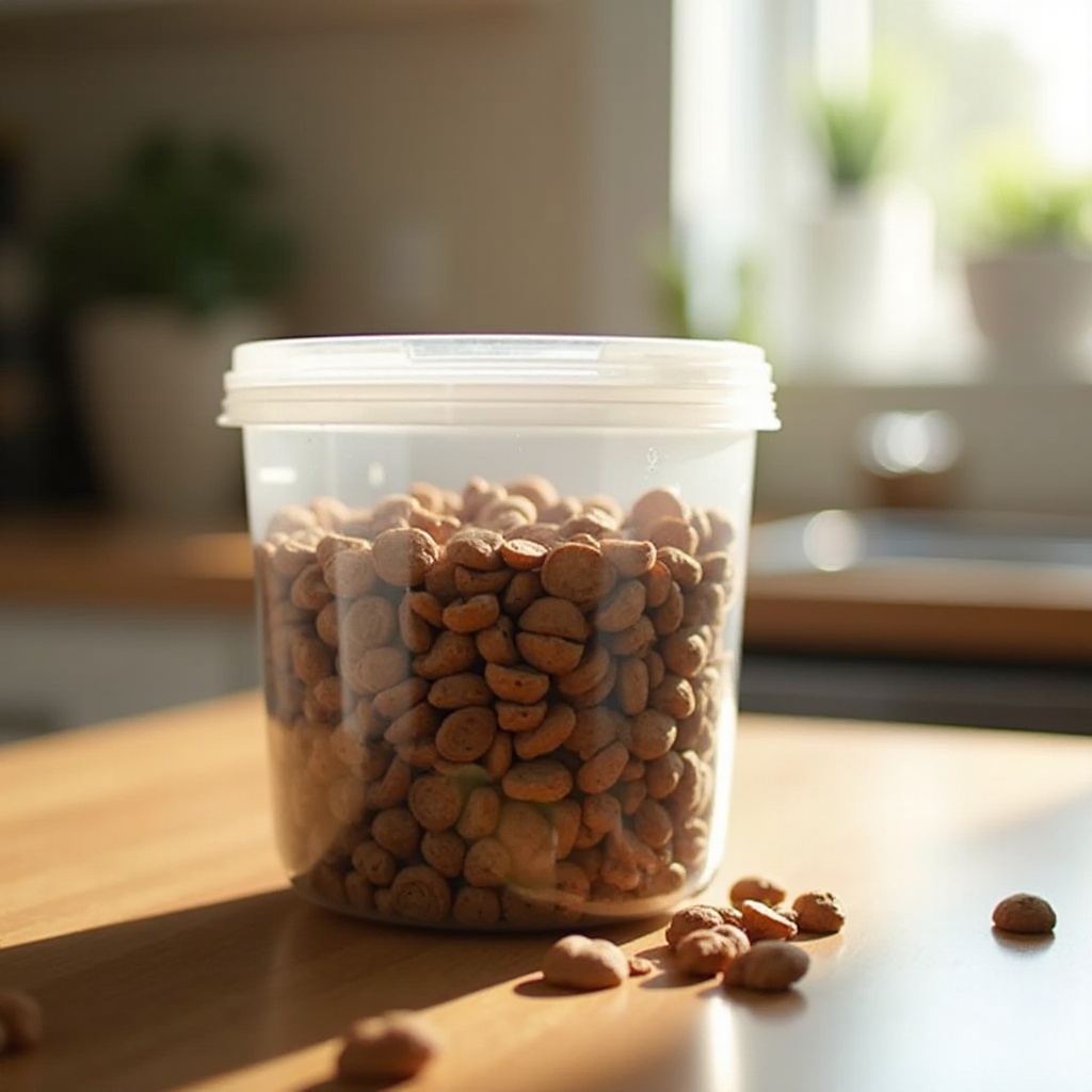 does dog food go bad in plastic containers