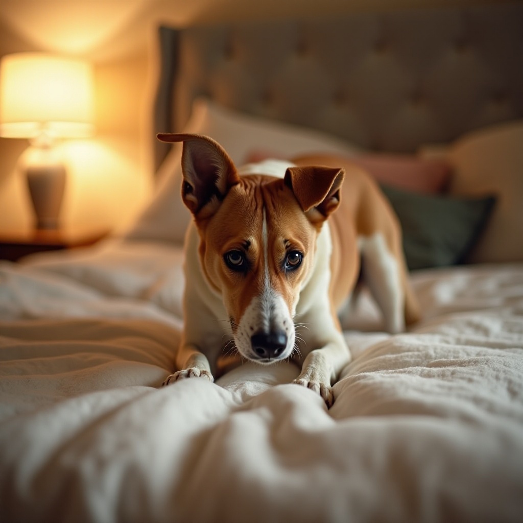 pourquoi mon chien creuse-t-il sur mon lit