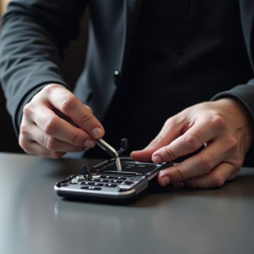 hoe open je de meta-handset