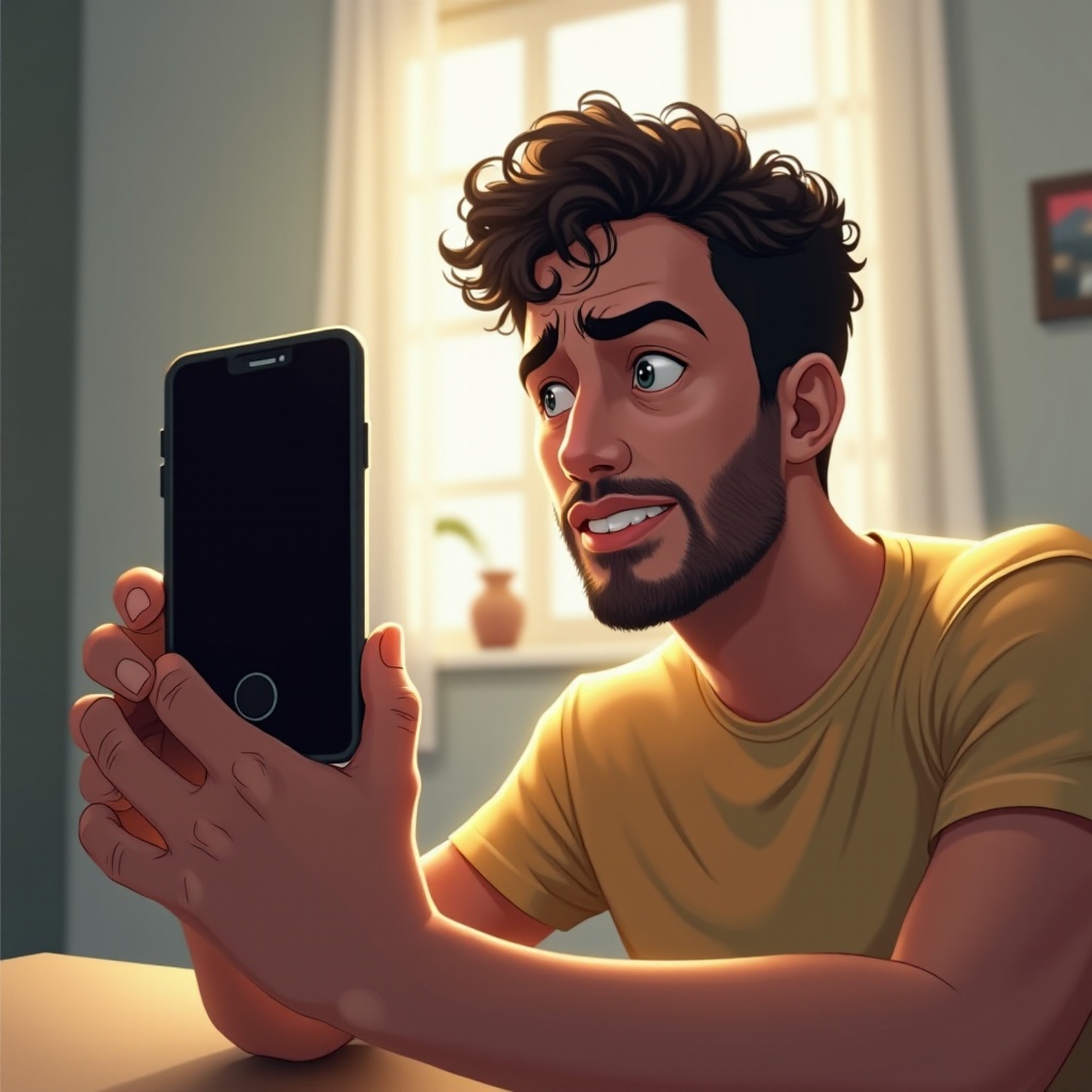 l'écran de l'appareil photo de l'iPhone est noir mais prend toujours des photos