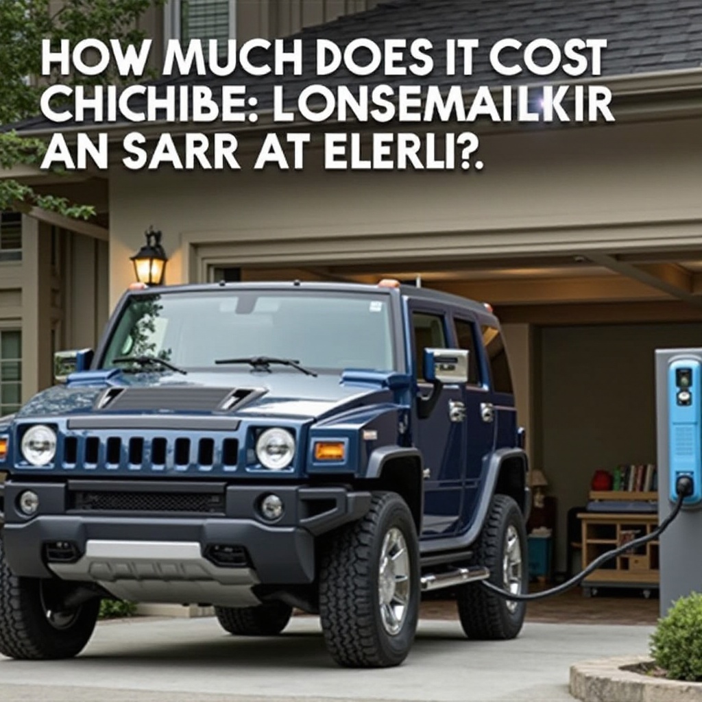 coût de recharge du Hummer EV à la maison