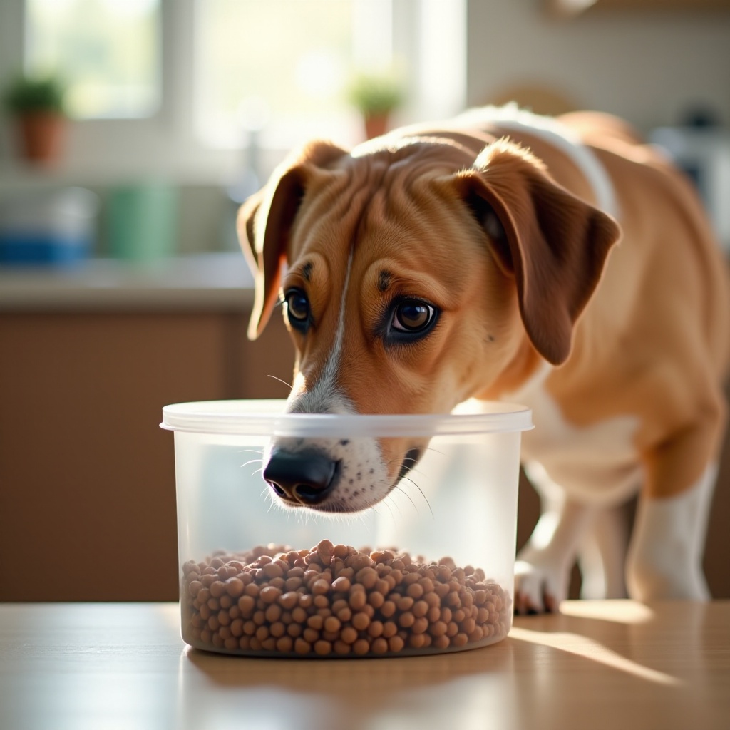 verdirbt Hundefutter in Plastikbehältern
