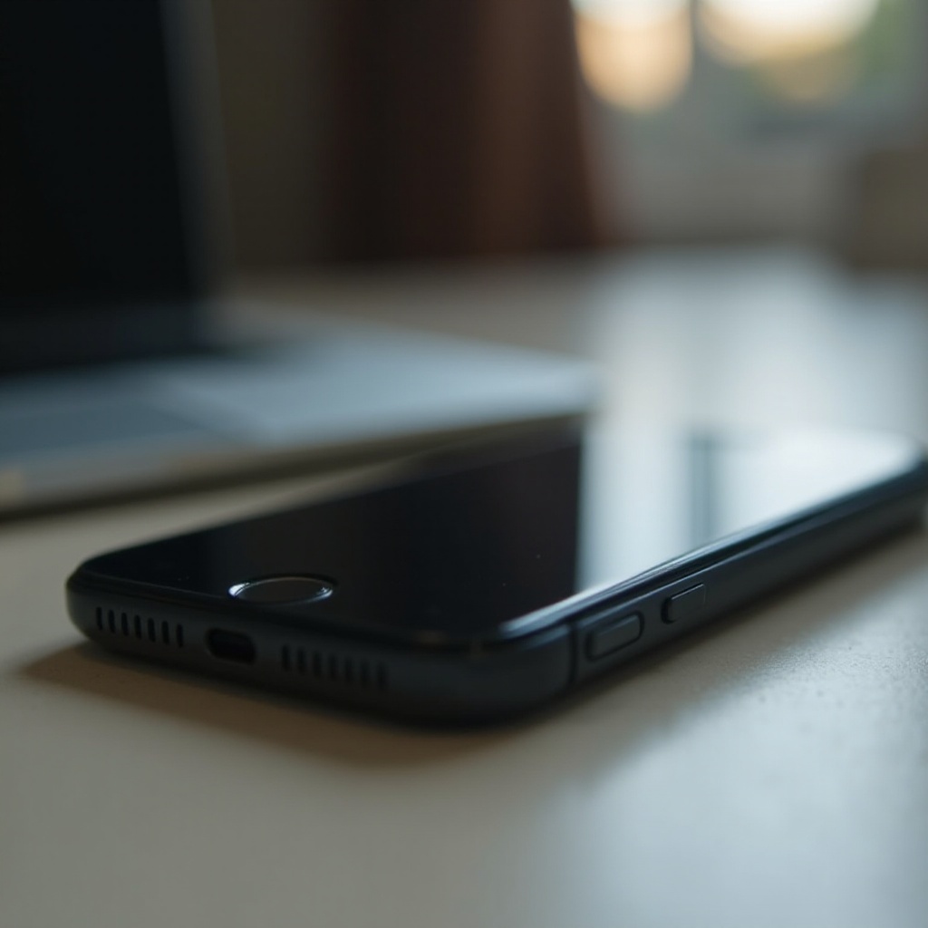 la pantalla de la cámara del iPhone está negra pero sigue tomando fotos