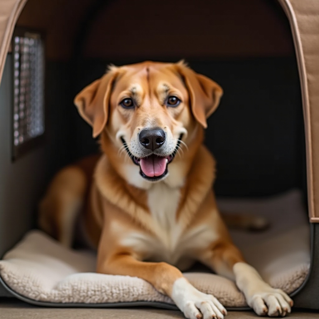 entrenamiento en jaula para perros mayores