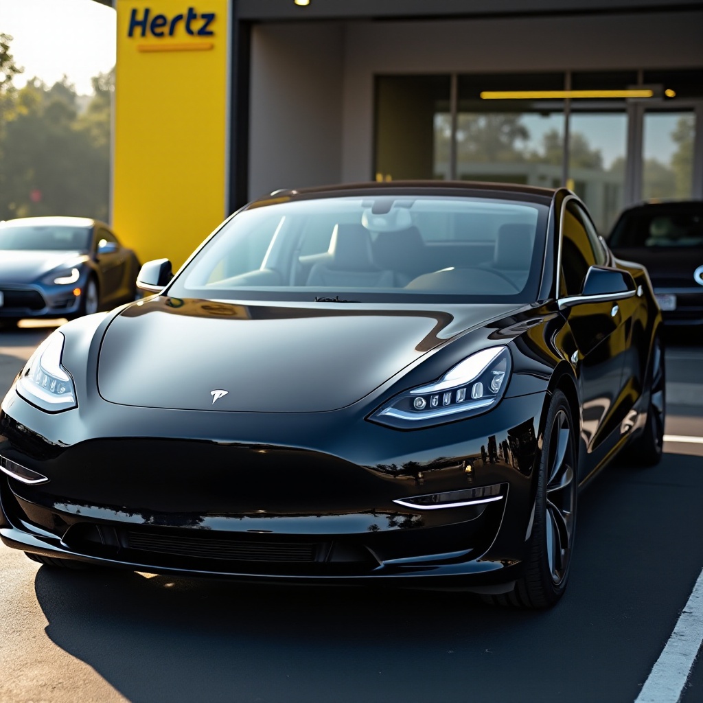 cómo puedo comprar uno de los Tesla de Hertz