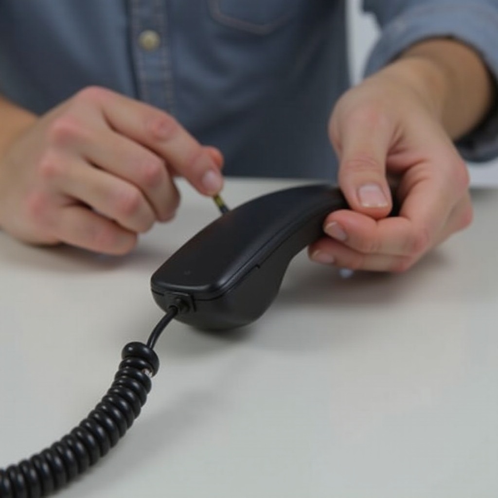 hoe open je de meta-handset