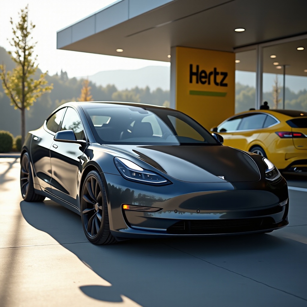 come posso acquistare una delle Tesla di Hertz