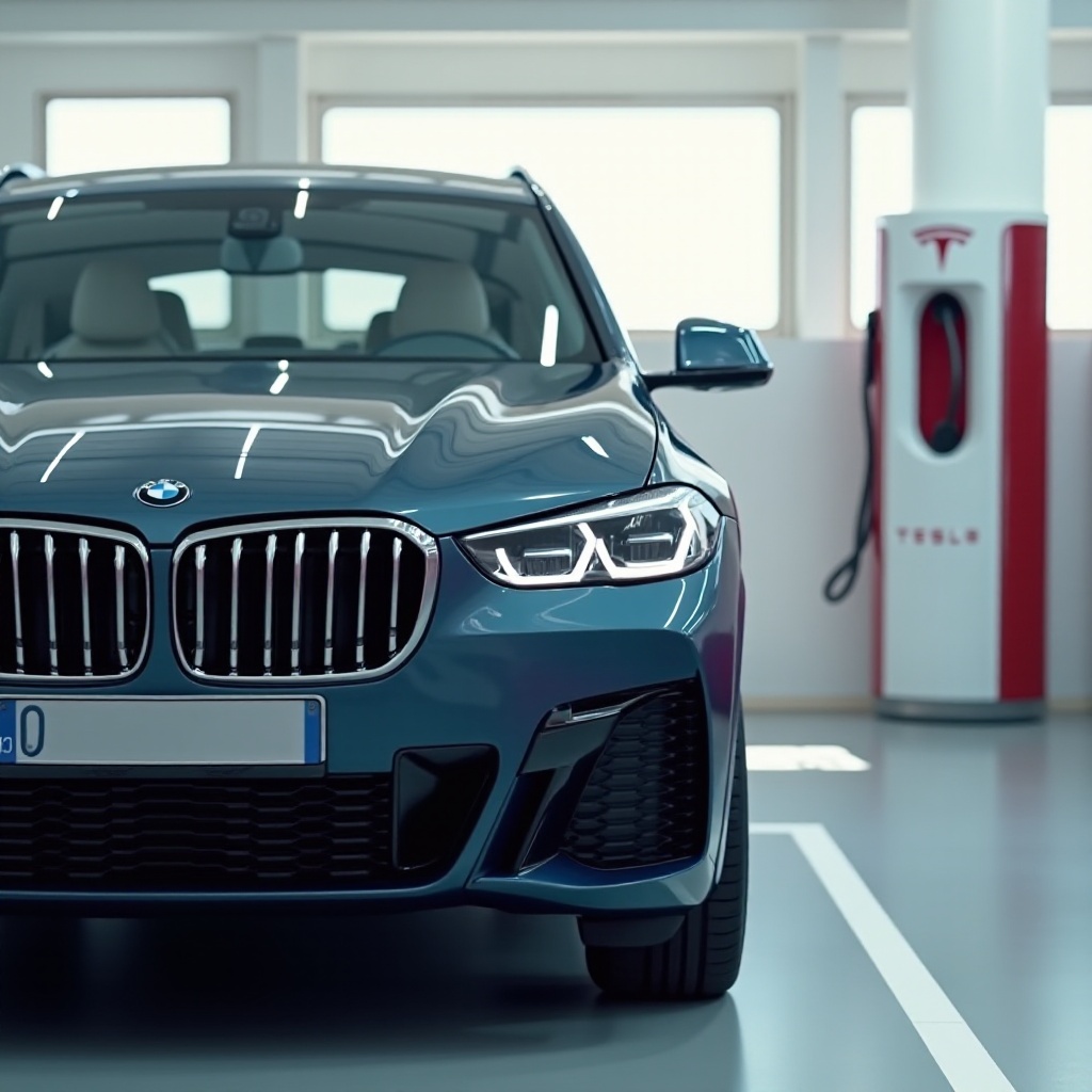 A BMW pode usar o supercarregador da Tesla