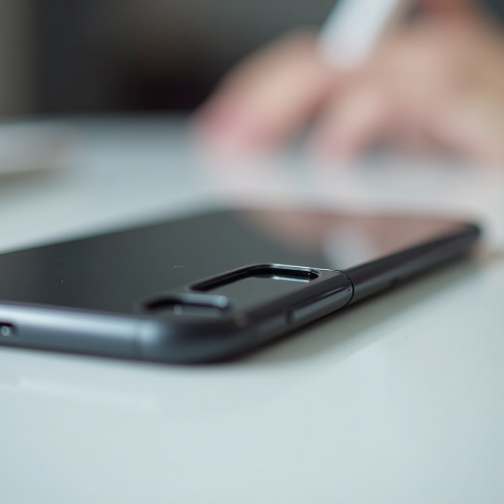 wie man den sim-karten-slot des iphones reinigt