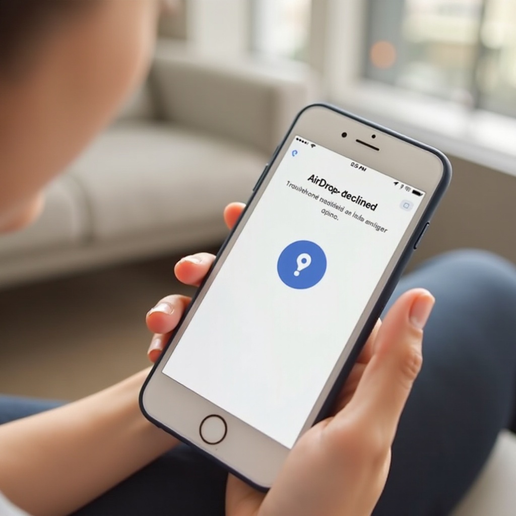 why is my phone declining airdrop