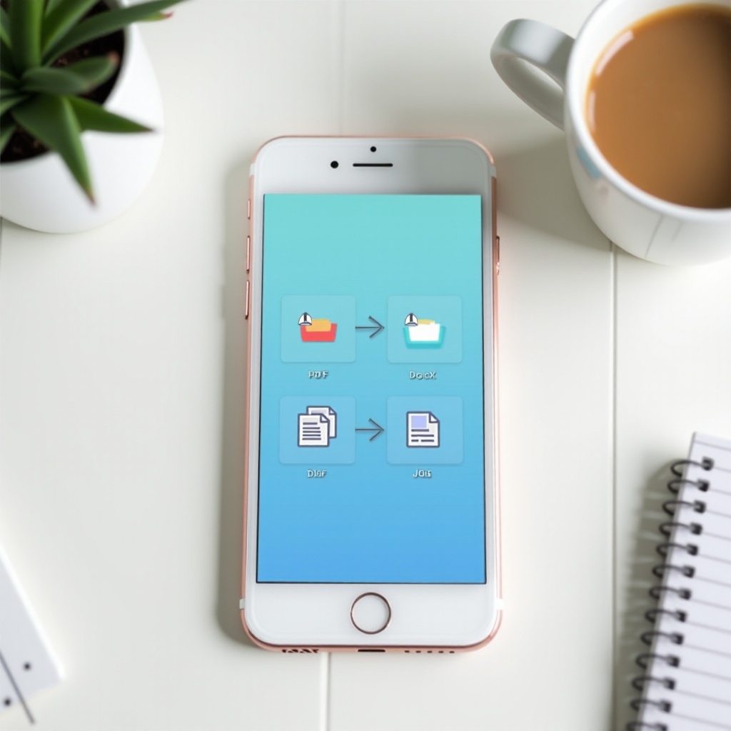 comment changer le format d'un fichier sur téléphone