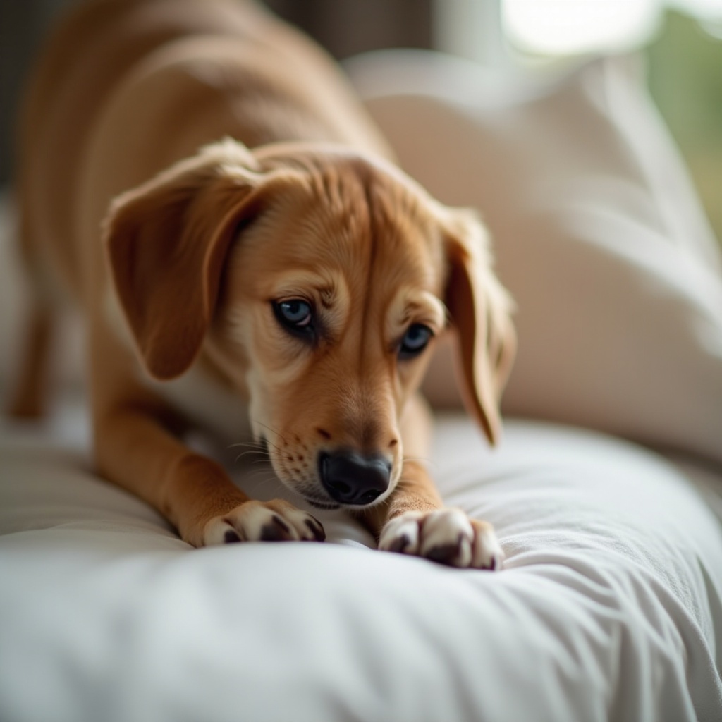 pourquoi mon chien creuse-t-il sur mon lit