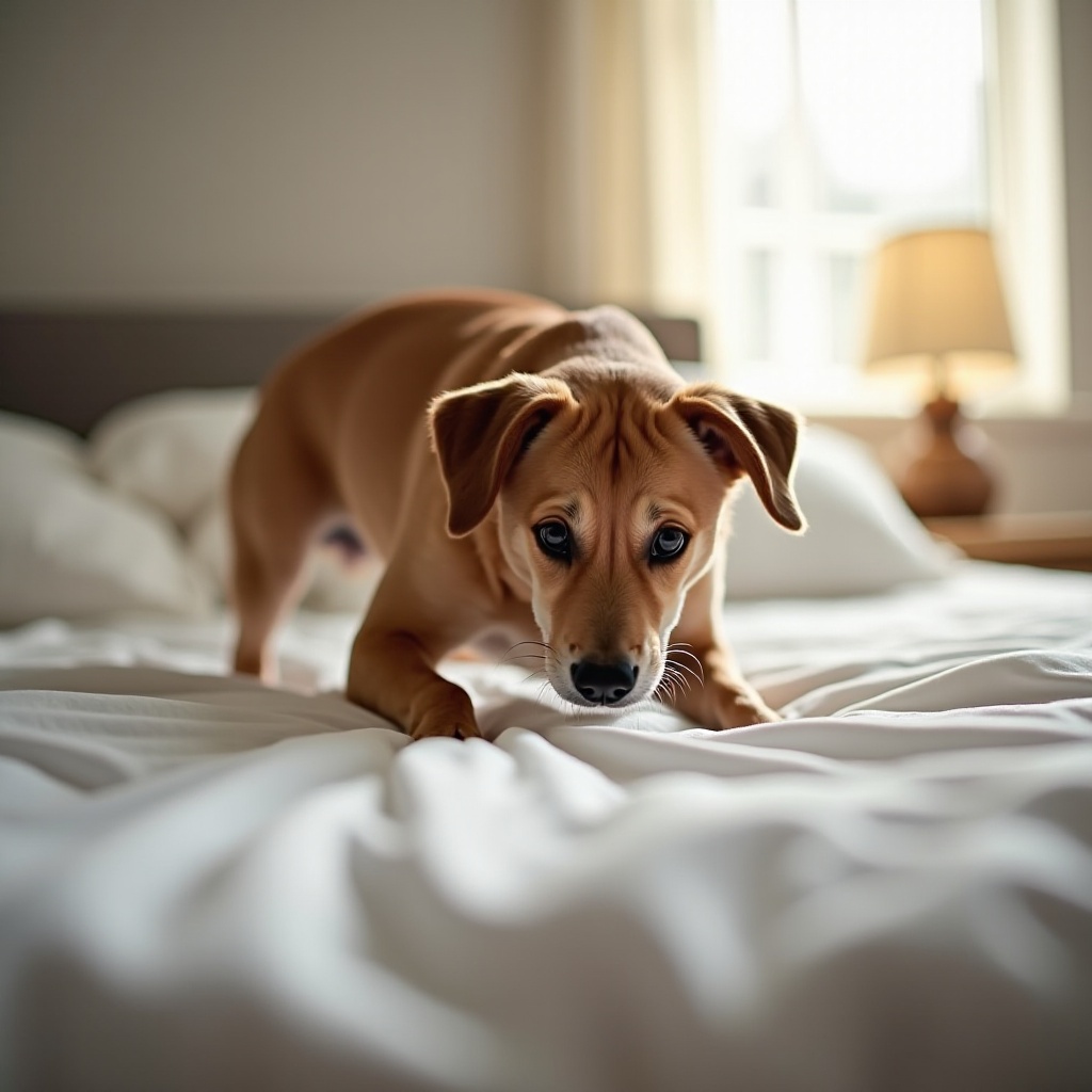 warum gräbt mein Hund in meinem Bett