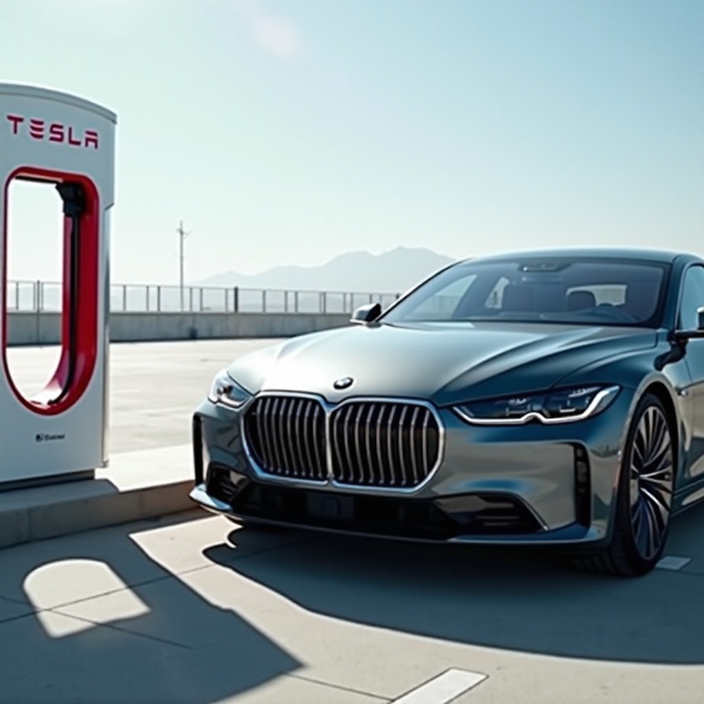 Voiko BMW käyttää Tesla Supercharger -laturia