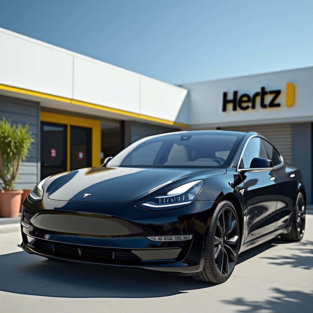 wie kaufe ich einen der Teslas von Hertz