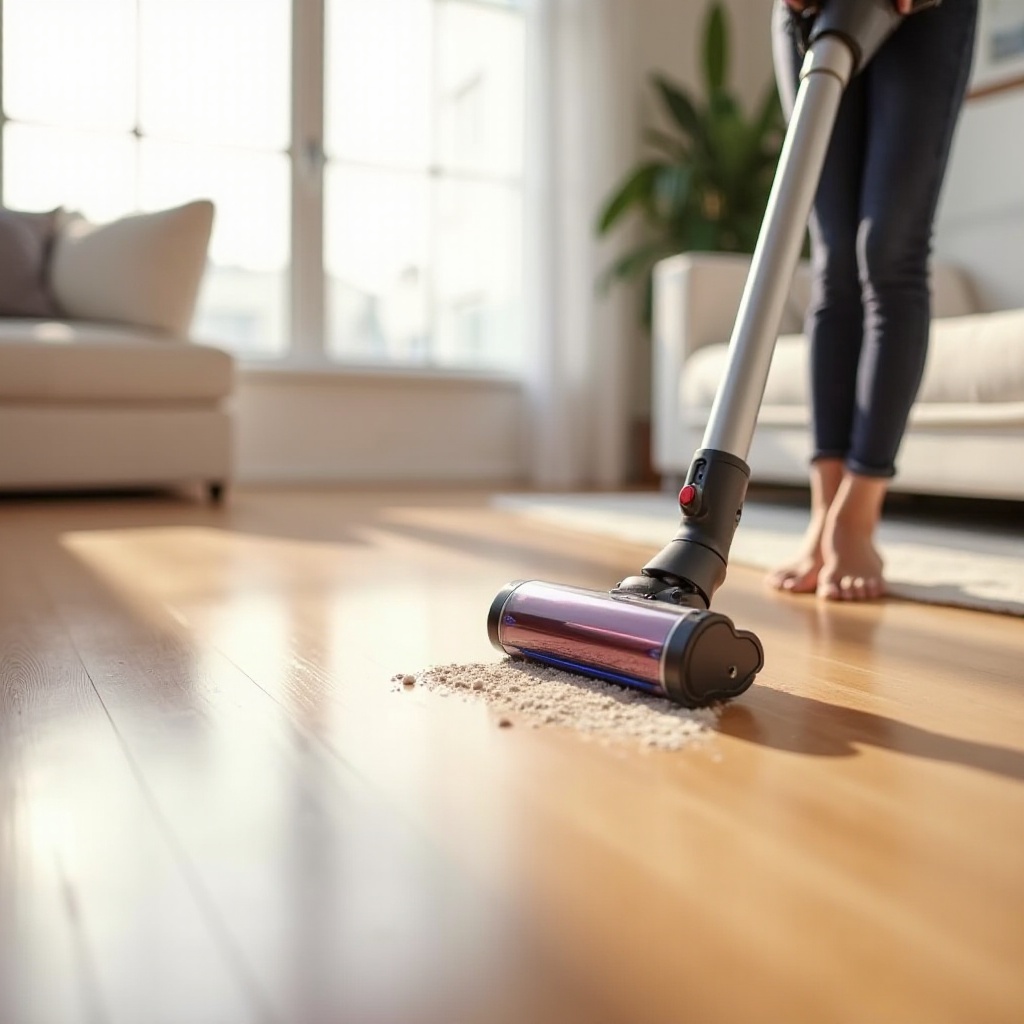 mejor aspiradora recargable para suelos de madera