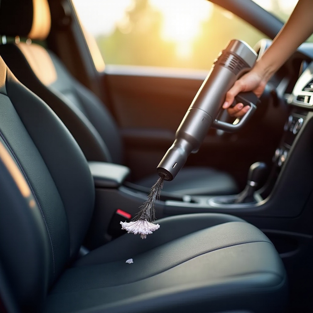 batterij-aangedreven stofzuiger voor de auto
